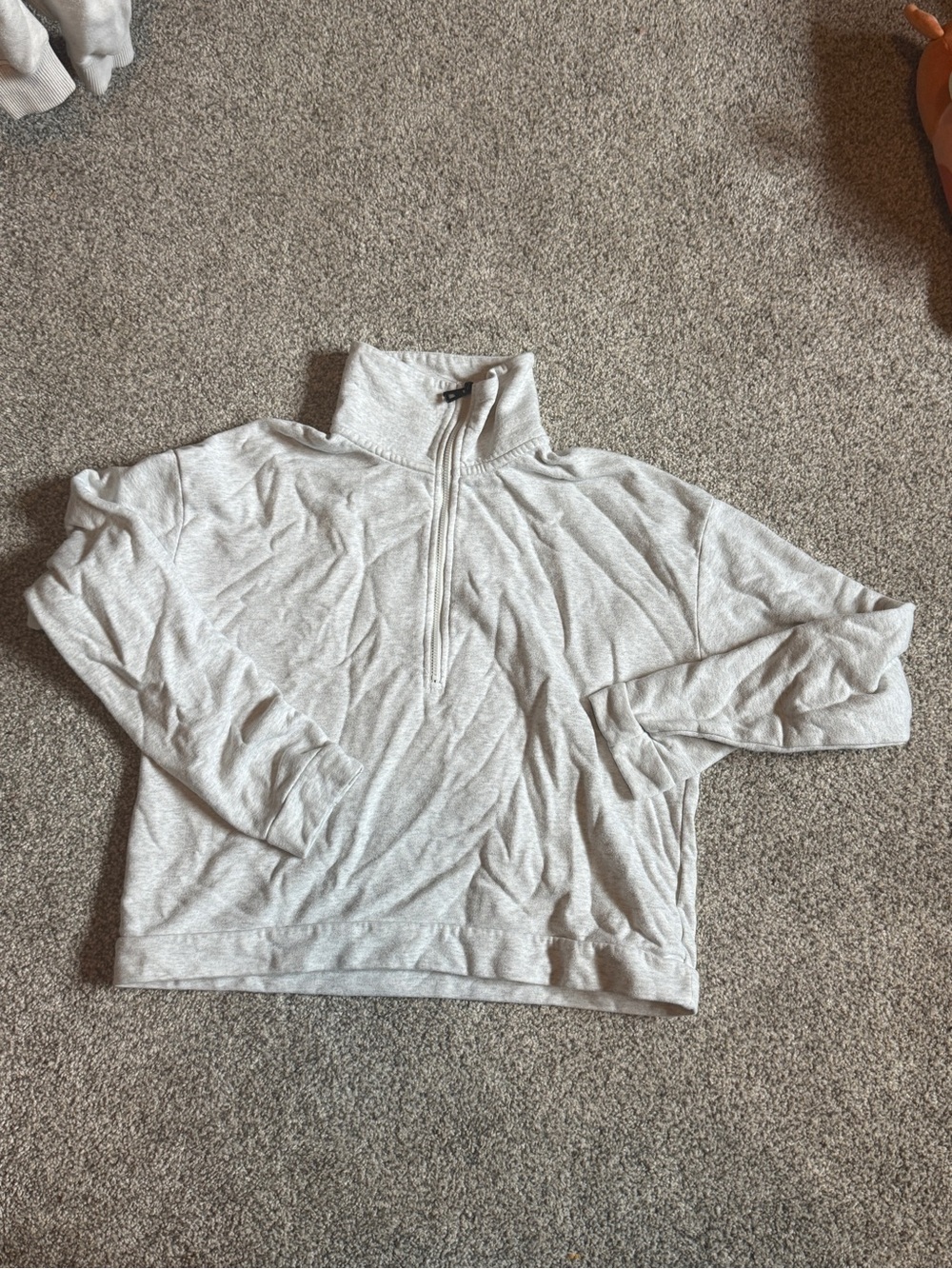 ZYIA Light Heather Gray Active Pullover Size Medium - fits small